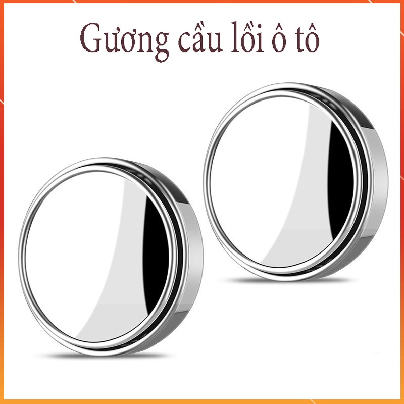 Gương cầu nồi gắn kính hậu ô tô .Xoay 360 độ xóa đi những điểm mù ,giúp người lái căn chỉnh xe tốt hơn