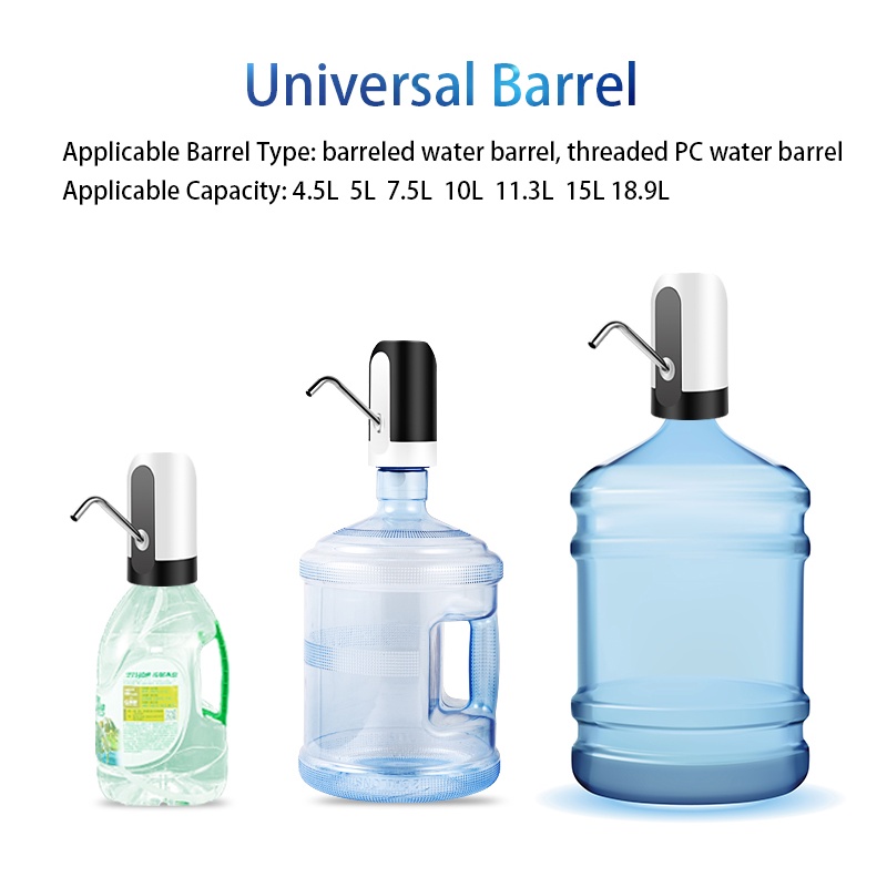 Vòi Bơm Nước Tự Động Sạc USB Tiện Dụng