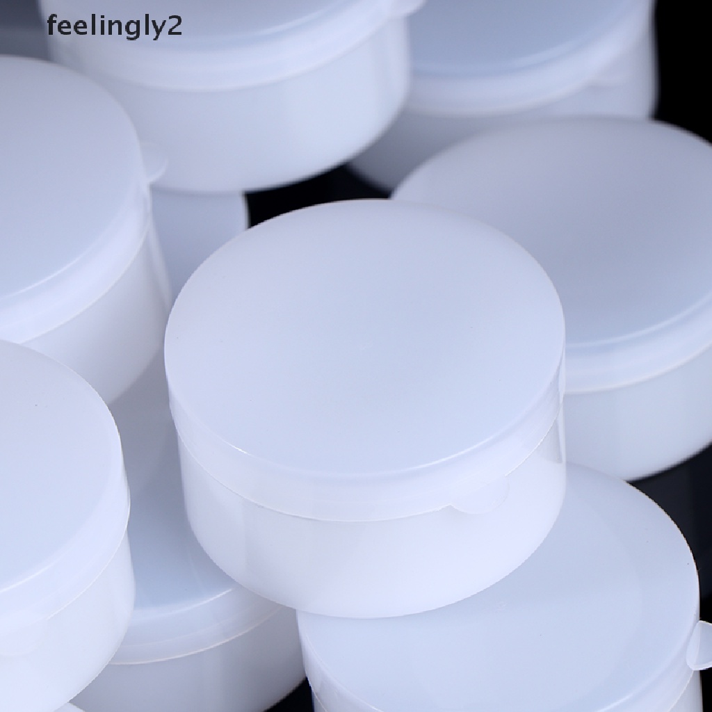 [Hàng mới về] Set 20 hộp nhựa rỗng đựng mỹ phẩm trọng lượng 5/10/20/30/50/100g tiện dụng