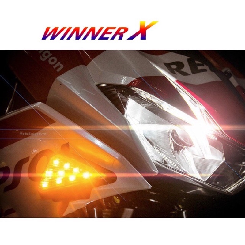 Đèn xi nhan tam giác Winner X, Exciter 9 tim. Giá 1 cặp
