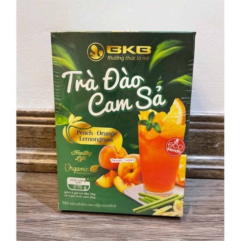 Trà đào cam sả tiện dụng BKB 275g - phương án tối ưu cho món đào cam sả