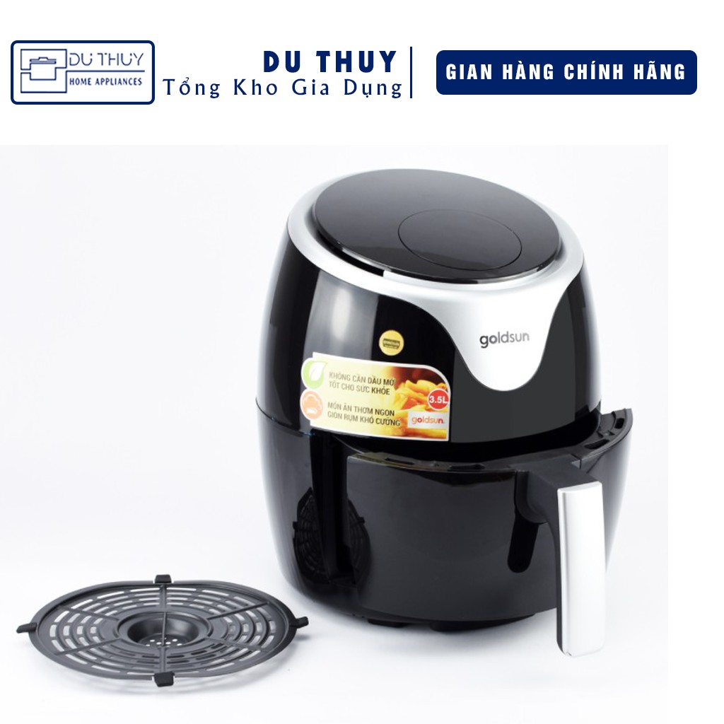 Nồi chiên không dầu điện tử 3.5L Goldsun công nghệ mới Rapid Air chín bên trong, giòn bên ngoài, loại bỏ 80% chất béo