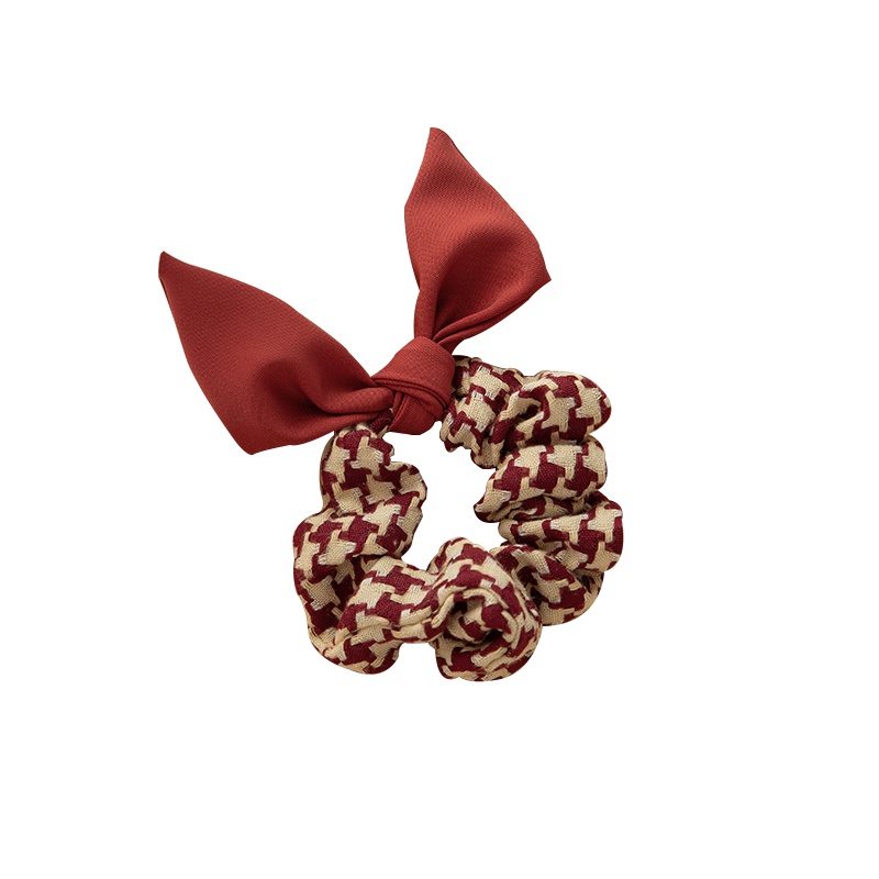 Dây Cột Tóc Đính Nơ Xinh Xắn Kiểu Pháp Cho Nữ