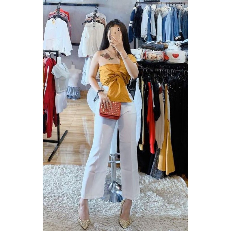 [Mã FAMAYWA giảm 10K đơn 50K] ÁO KIỂU NHÚN ĐẮP CHÉO MẪU MỚI | BigBuy360 - bigbuy360.vn