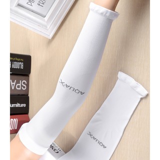 Bao Ống Tay Chống Nắng Aqua x - Let’s lim vải lanh mát cao cấp (màu ngẫu nhiên)