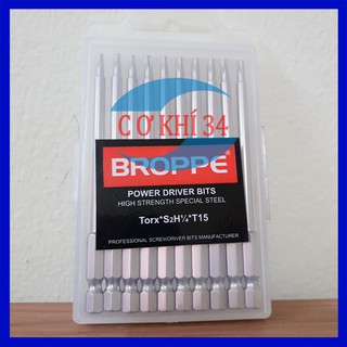 Hoa thị chuôi lục giác, Hoa thị có lỗ T15 dài 100mm BROPPE