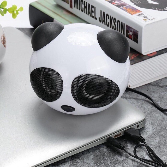 Loa nghe nhạc hình gấu trúc dễ thương,Loa máy tính mini gấu trúc Panda để bàn cao cấp âm thanh chuẩn stereo