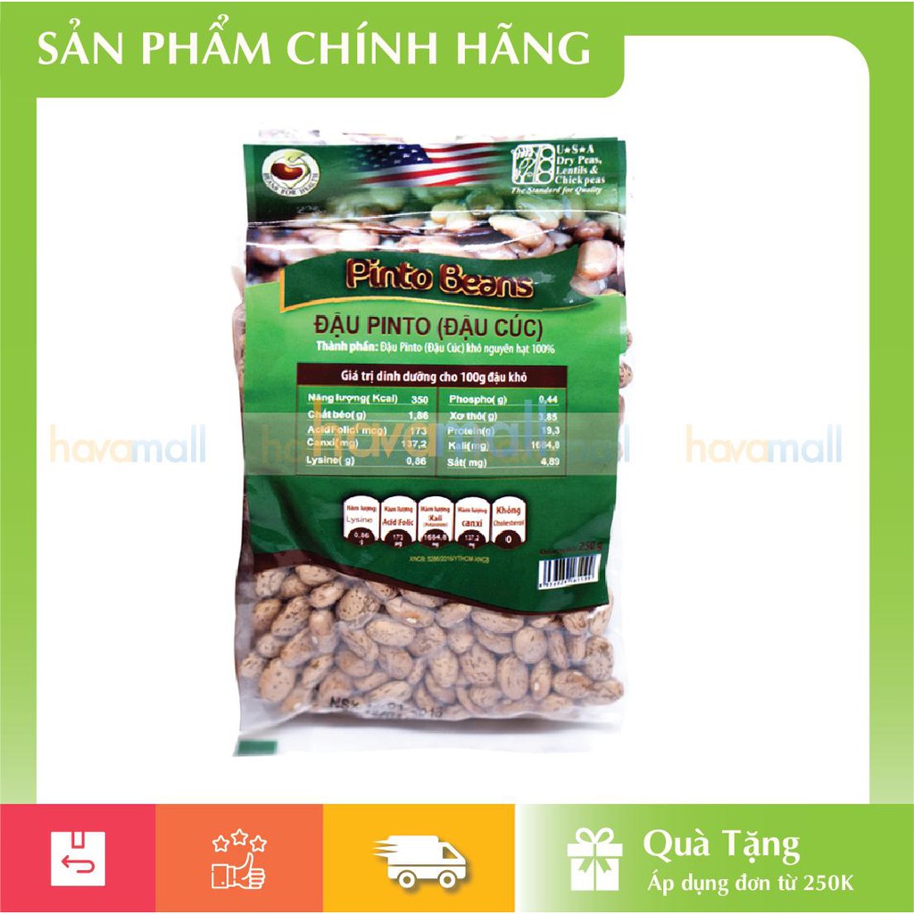 Combo 4 loại Đậu Hà Lan Xanh (250gr) + Đậu Cúc Pinto (250gr) + Đậu Gà ( 250gr) + Đậu Lăng Đỏ ( 250gr)