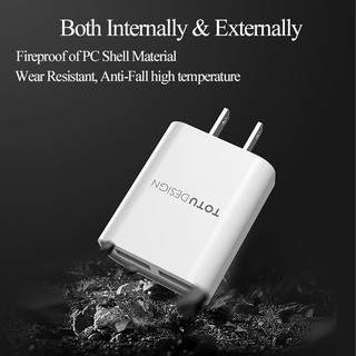 Củ Sạc 2 cổng USB 2.4A hãng TOTU Design