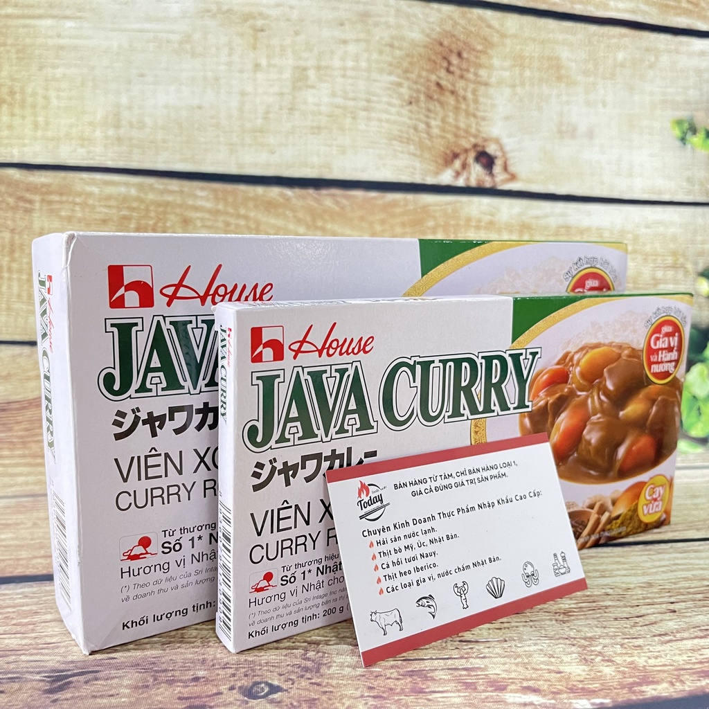 Viên sốt cà ri Nhật Bản Java Curry (House Việt Nam) (50 khẩu phần) hộp 1KG