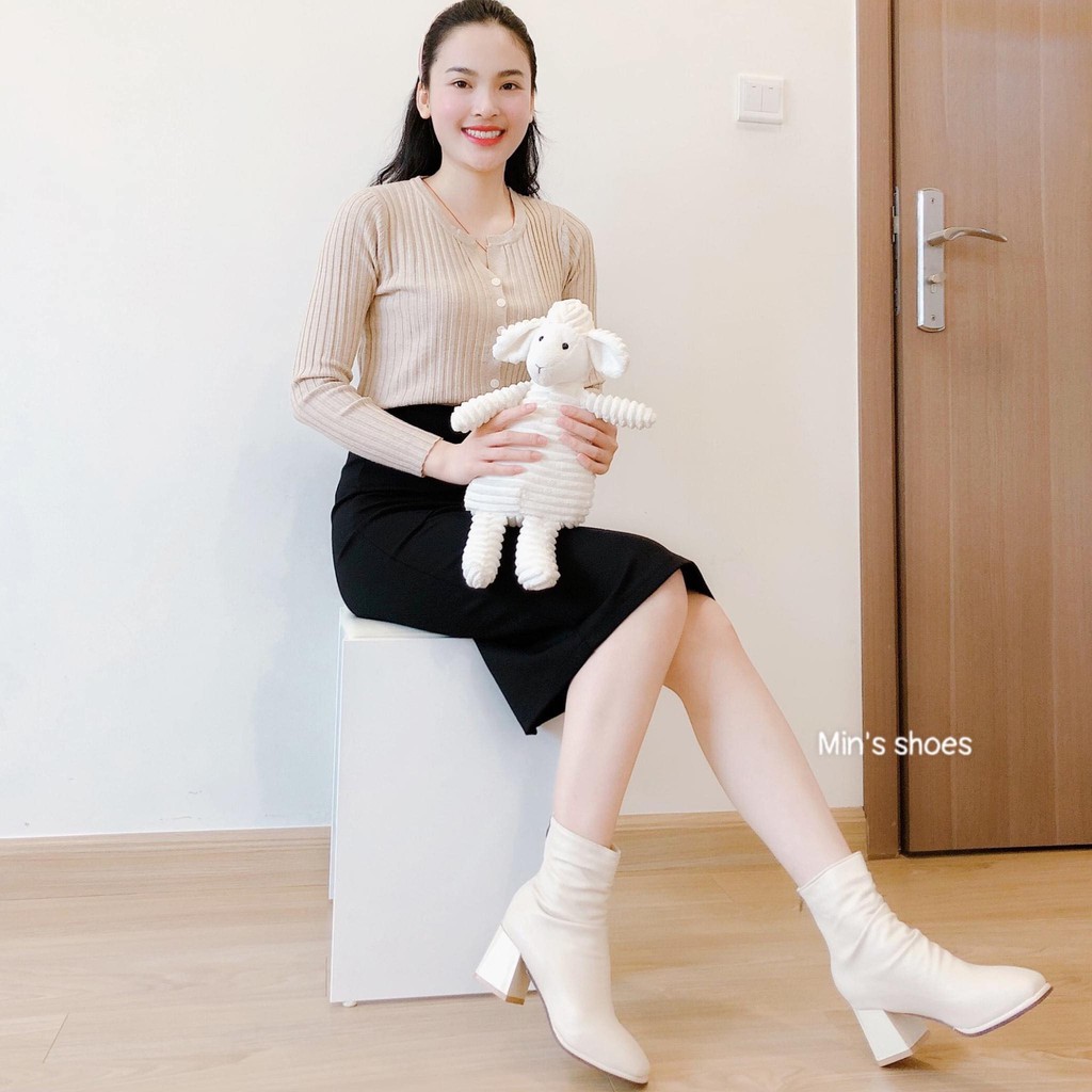 Min's Shoes - Áo Len Hàn Cách Điệu Siêu Xinh ÁO 434