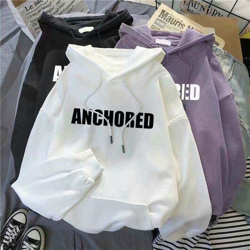 Áo hoodie nam nữ ANCHORED nỉ bông BIGOMALL