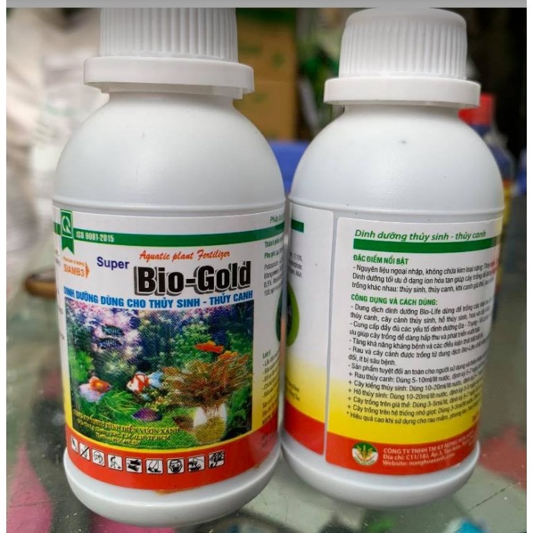 Bio-gold Dung dịch trồng thuỷ canh, thuỷ sinh  dung dịch thuỷ sinh Trồng Hoa, Cây cảnh