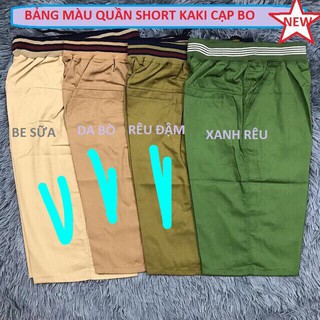 quần Short kaki nam lưng thun