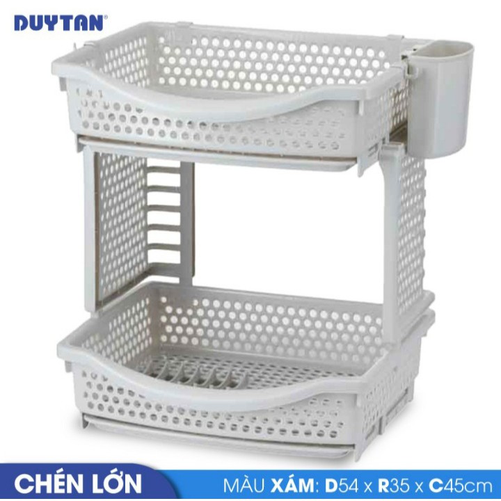 Kệ chén nhựa duy tân Lớn MATSU 0796 có khay thoát nước TIỆN LỢI