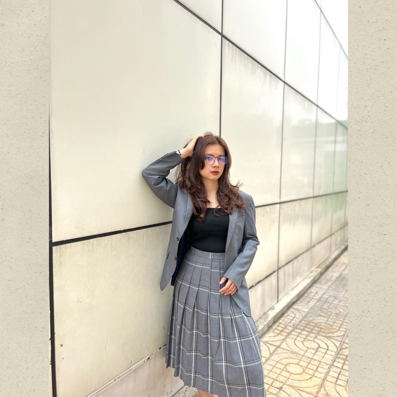 Áo blazer secondhand phom menswear cá tính