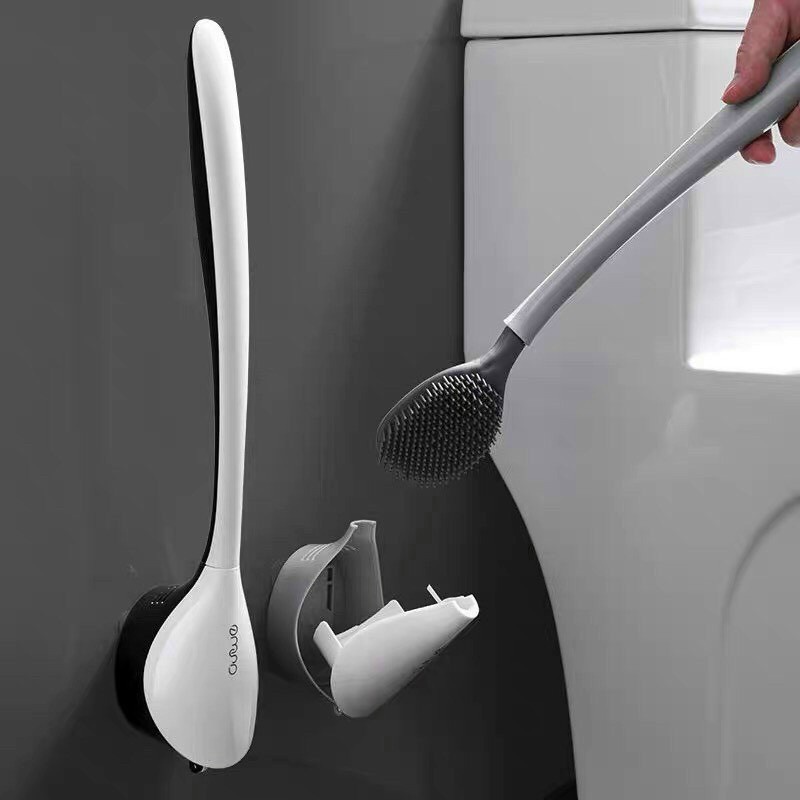 Cọ bồn cầu silicon, chà toilet nhà vệ sinh cao cấp