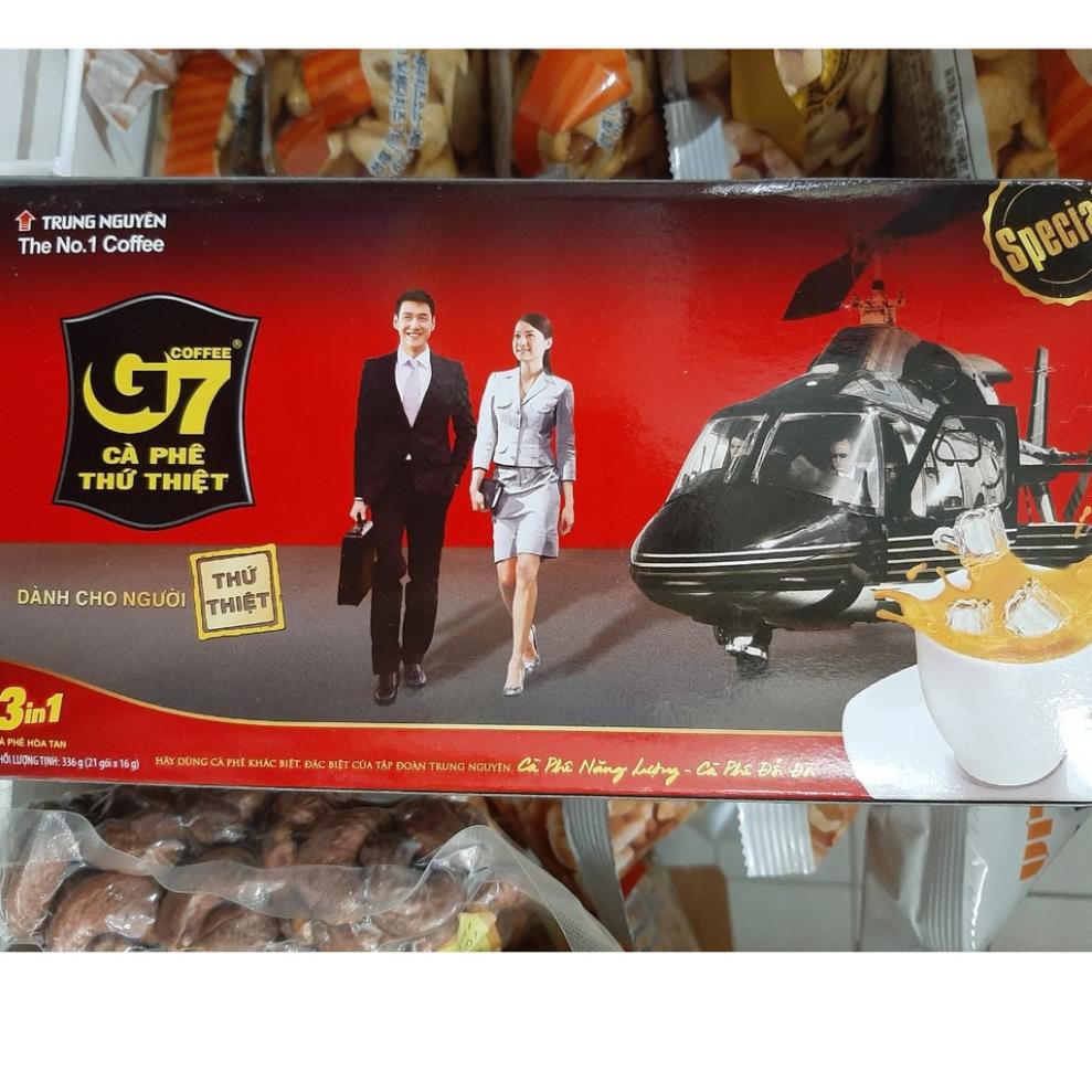 Cà Phê Hòa Tan 3in1 G7 Hộp 336g (21 gói x 16g)