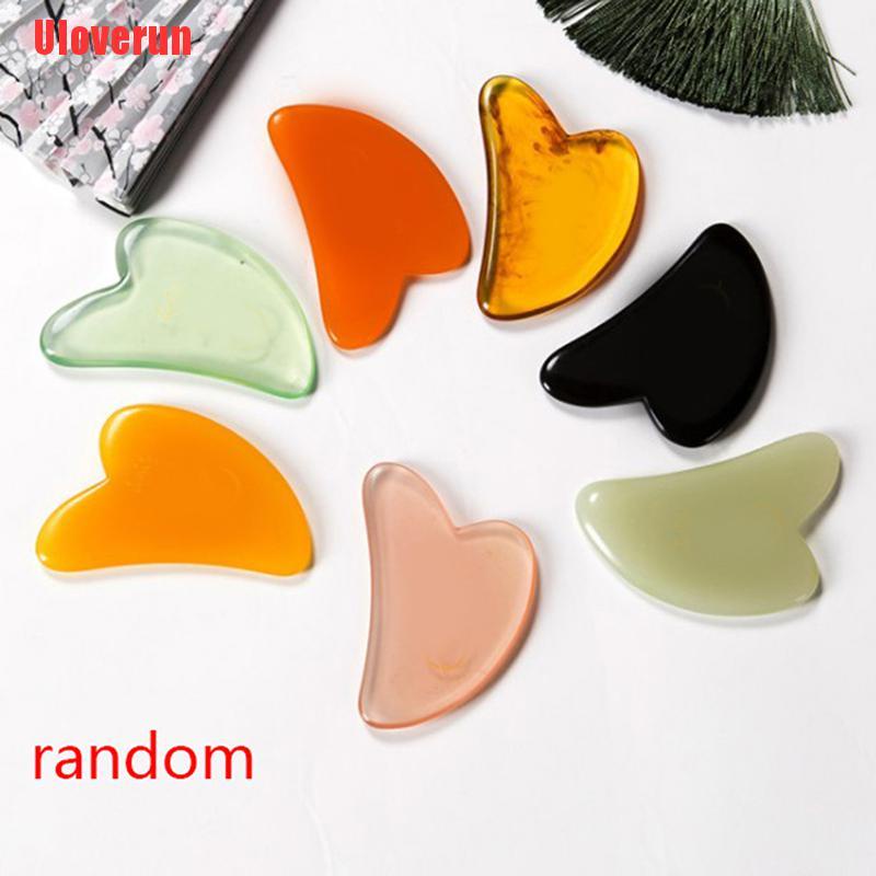 Miếng cạo gió hỗ trợ mát xa mặt bằng đá ngọc bích nhân tạo