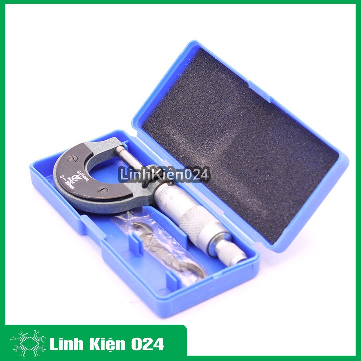 Panme Đo Ngoài 0-25mm Độ Chính Xác Cao (Sai Số 0.01mm)