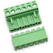 Bộ 10 cái Domino chân thẳng khoảng cách giữa 2 chân 5.08 mm ; 1 bộ gồm đực + cái