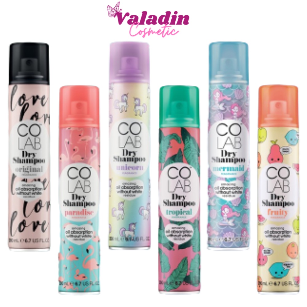 Dầu gội khô Colab Dry Shampoo 117g |Dầu gội đầu khô Co lab