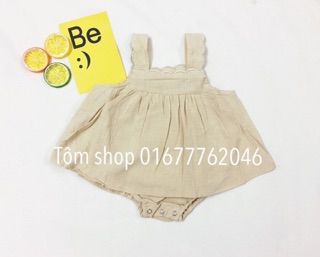 Váy thô body dây bé gái 2 màu