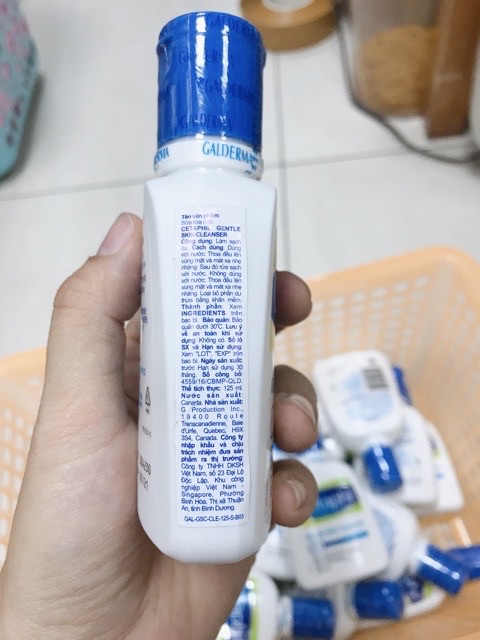 Sữa rửa mặt Cetaphil cho da nhạy cảm 50ml - 500ml - Centaphil - MẪU MỚI