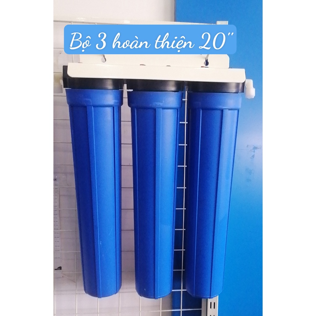 Bộ lọc nước sinh hoạt- lọc thô đầu nguồn 3 cấp lớn