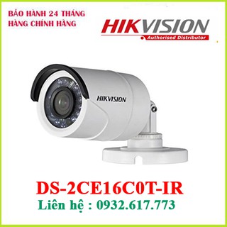 Camera hd-tvi hồng ngoại 1.0 megapixel hikvision ds-2ce16c0t-ir