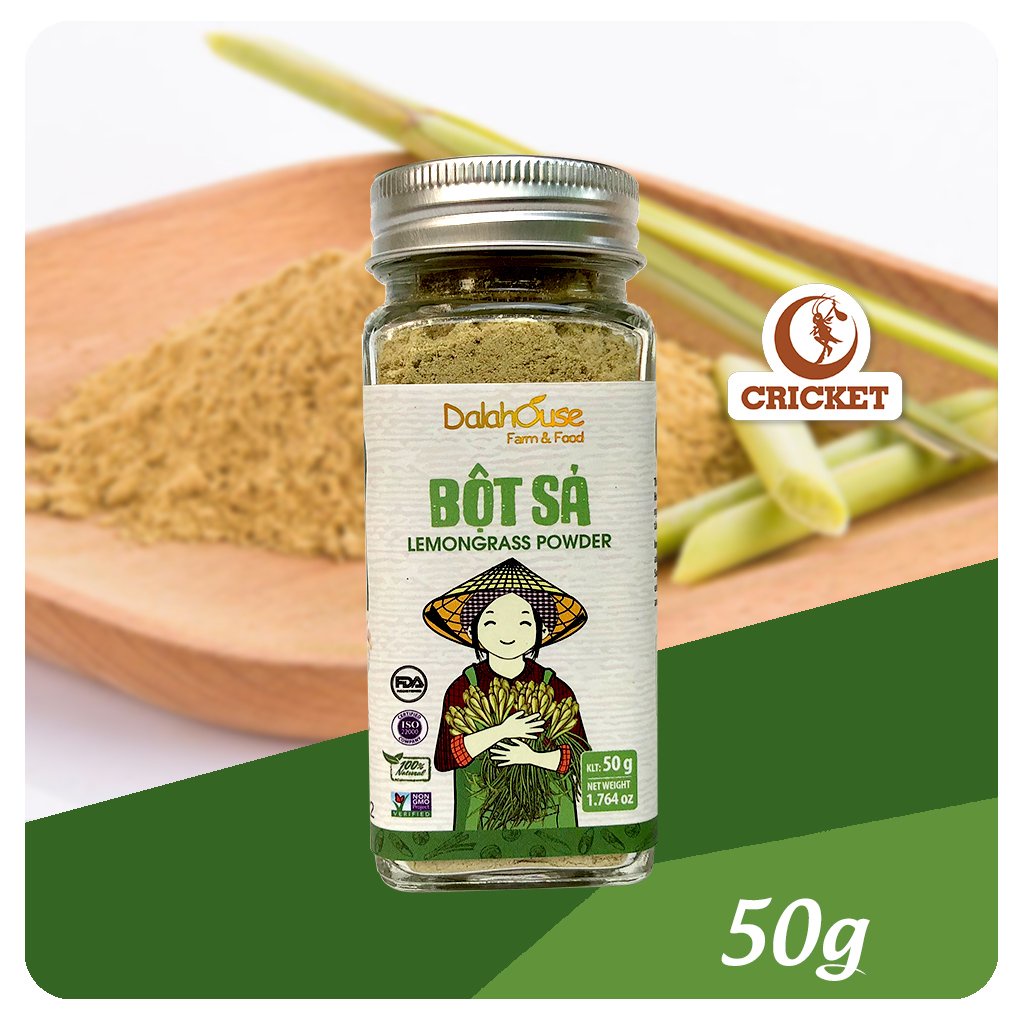 Bột Sả Sấy Nguyên Chất Dalahouse, Bột Nêm Gia Vị Tẳm Ướp Cho Món Ăn Thêm Đậm Đà - Hũ 50g