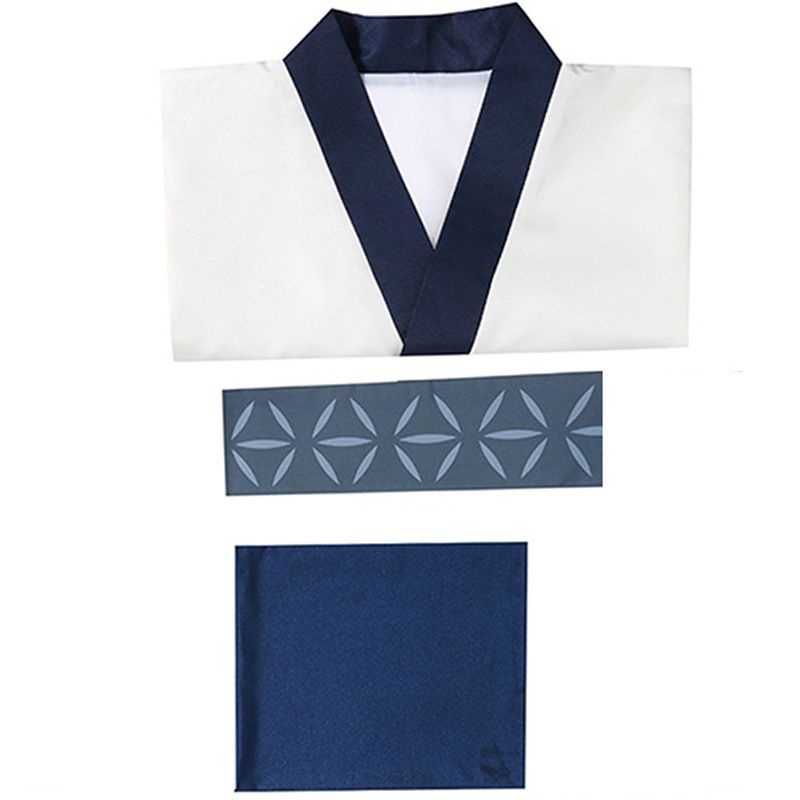 Trang phục kimono/ tóc giả hóa trang Jujutsu Kaisen Ryomen Sukuna phong cách Nhật cho nam nữ dịp Halloween