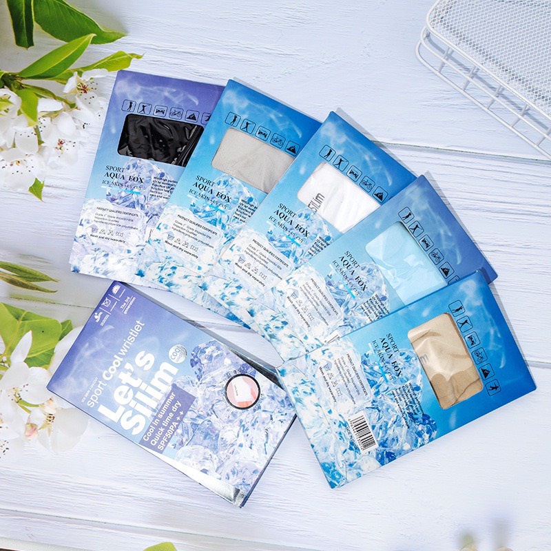 Găng tay chống nắng dài nam nữ xỏ ngón LET'S COOL đi nắng thấm hút mồ hôi nhanh