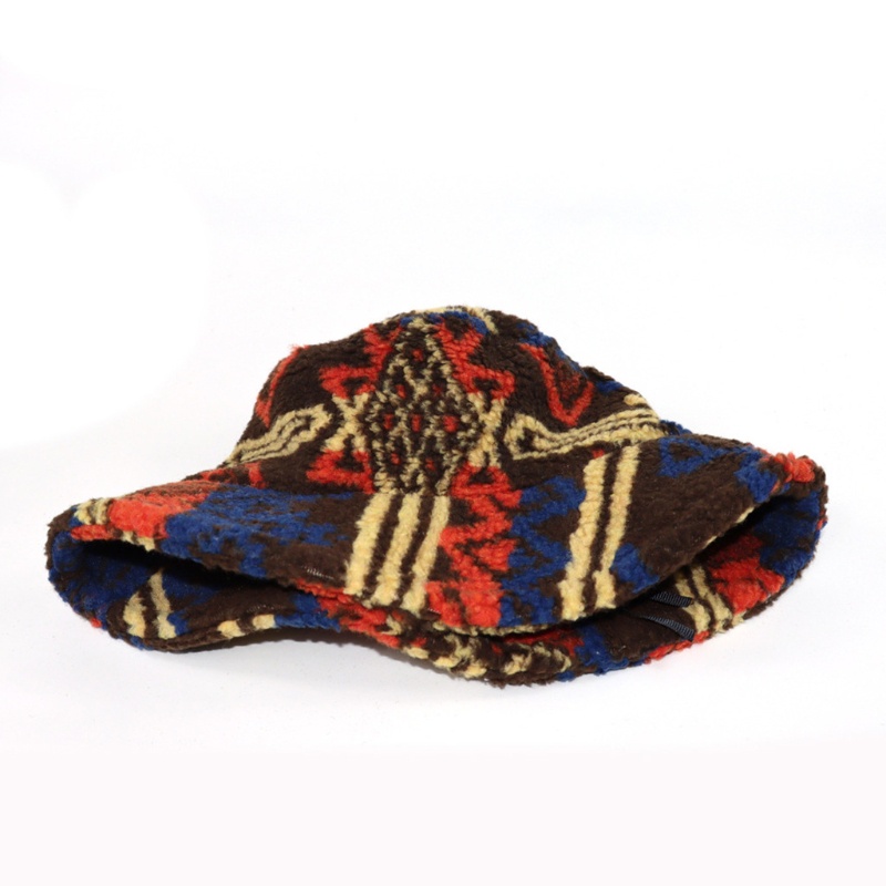 Mũ Tai Bèo Phủ Lông Cừu Giữ Ấm Phong Cách Dân Tộc Cổ Điển Thời Trang Thu Đông Dành