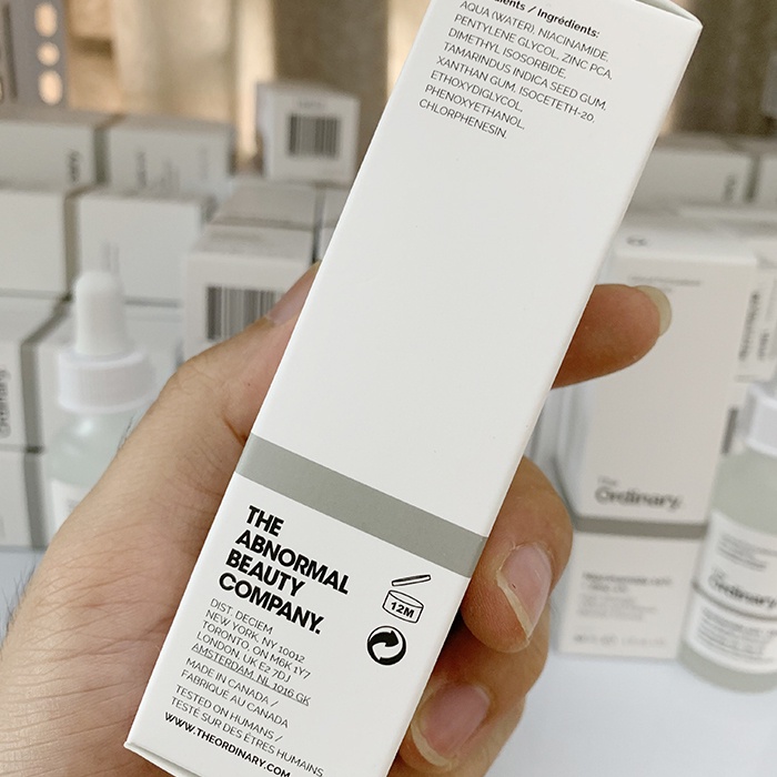 ✅[CHÍNH HÃNG SEPHORA] Tinh Chất Kiềm Dầu, Giảm Mụn The Ordinary Niacinamide 10% + Zinc 1% Serum