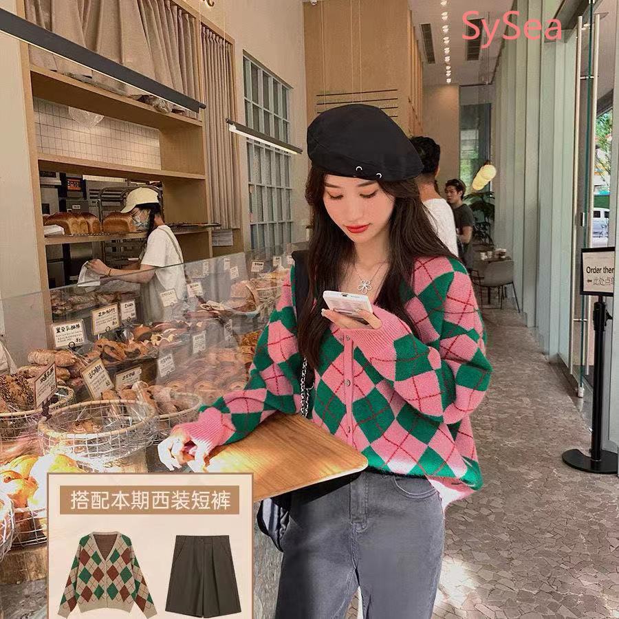 Áo khoác cardigan dệt kim tay dài đính đá thời trang mùa đông dành cho nữ