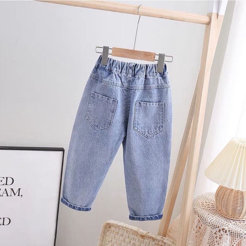 Quần Bò Bé Trai chất jean co dãn đẹp mát 10-20kg