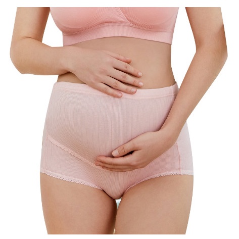 Quần lót bầu cạp cao cotton kháng khuẩn thông hơi cao cấp bigsize nâng đỡ bụng an toàn cho bà bầu QLB86130