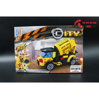 ĐỒ CHƠI LẮP GHÉP NON LEGO CITY XE BỒN RÁP ROBO 6959