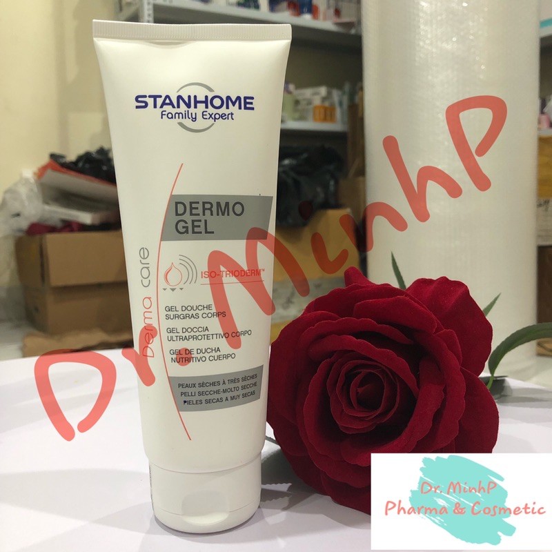 Sữa tắm không xà phòng cho da khô va da nhạy cảm Stanhome Dermo Gel 250ml | BigBuy360 - bigbuy360.vn