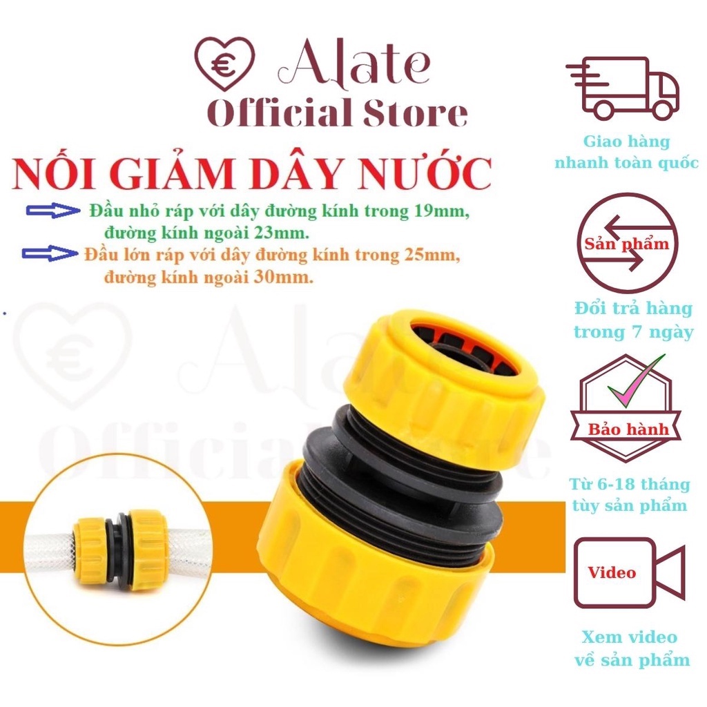 Khớp nối giảm, tăng nhanh dây ống nước phi 21 xuống phi 16 Lionking Tonydx Alate store