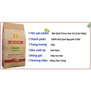 Bột Nông Sản Vàng Quế 1kg