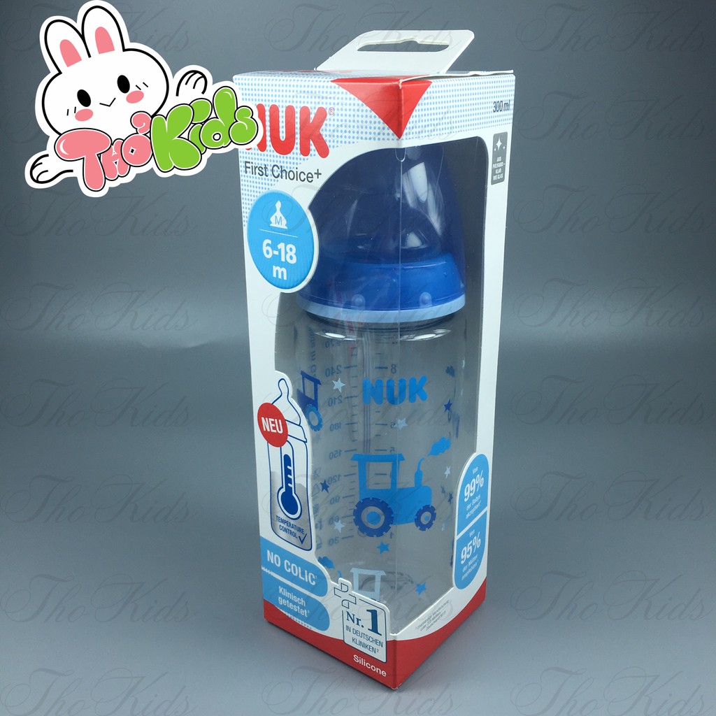 Bình sữa NUK First Choice + loại 150ml, 240ml - Hàng Nội Địa Đức [ Có Bill ]