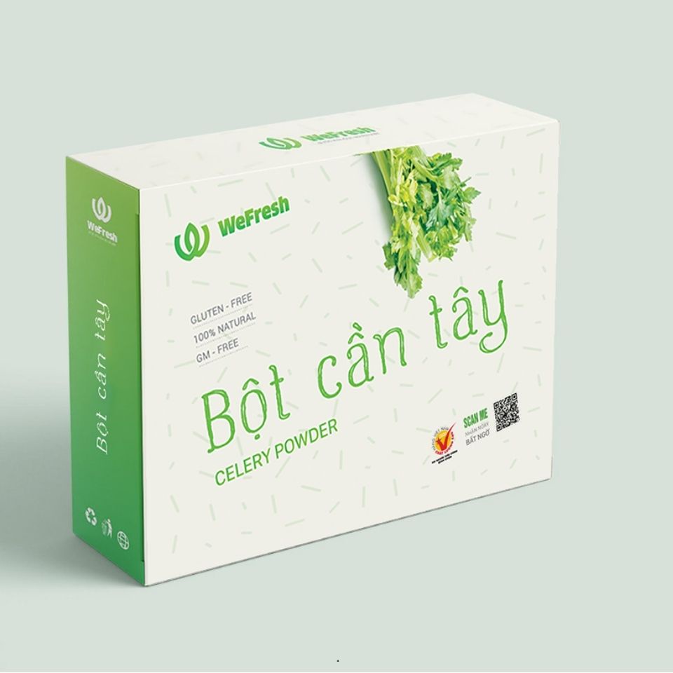 Combo Hộp Bột Cần Tây Quảng Thanh - Sáng da, đẹp dáng, detox cơ thể - (3g x 15 tuýp) - Hàng Chính Hãng