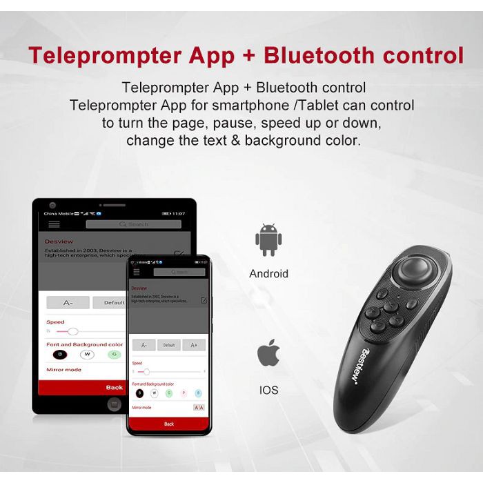 [Mã 254ELSALE giảm 7% đơn 300K] Máy nhắc chữ Telepromter Bestview T2