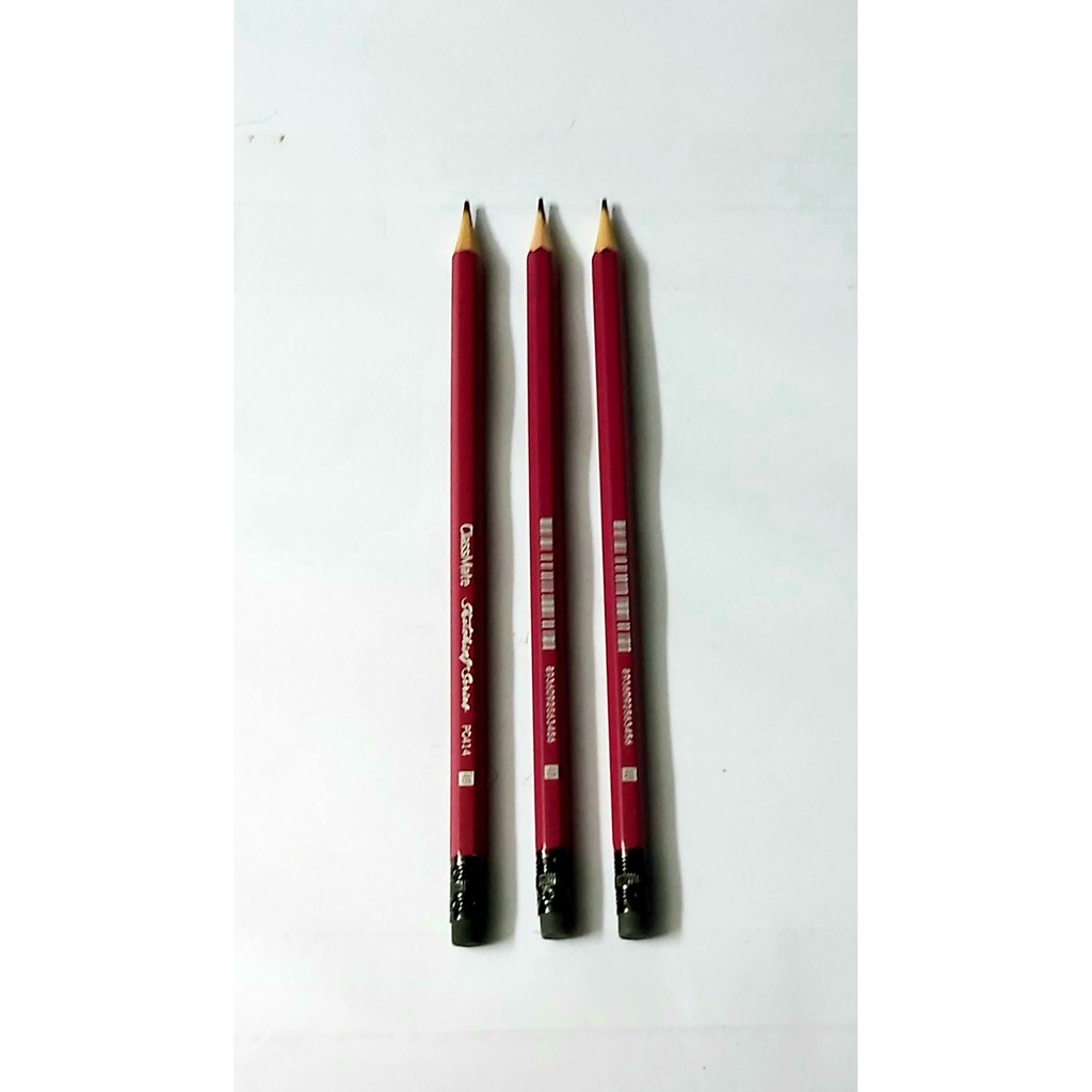 Bút chì gỗ 4B ClassMate PC414 thân đỏ tẩy đen- Hàng hãng