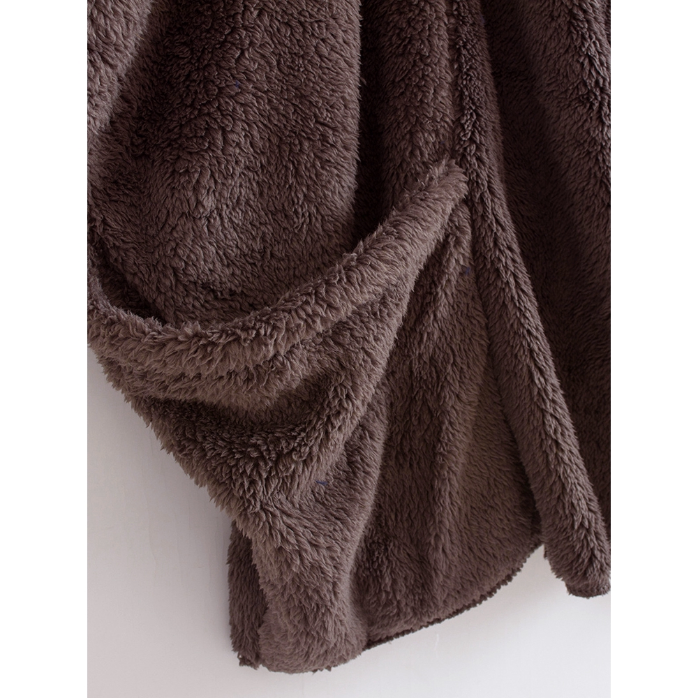 Áo khoác ZANZEA cánh dơi phối túi màu trơn nhã nhặn dành cho nữ