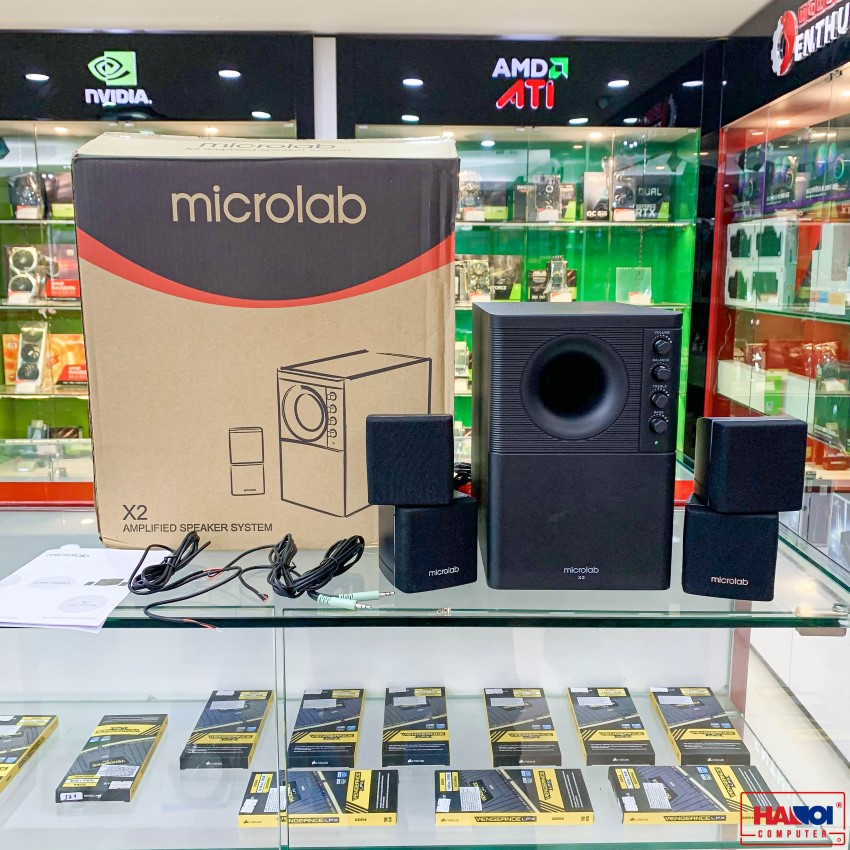 [Mã ELHACE giảm 4% đơn 300K] Loa Microlab X2 - 2.1