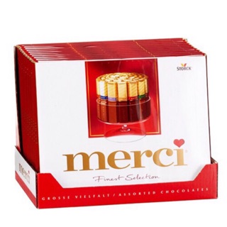 Lốc 10 Hộp Kẹo Socola MERCI Stock 250gr