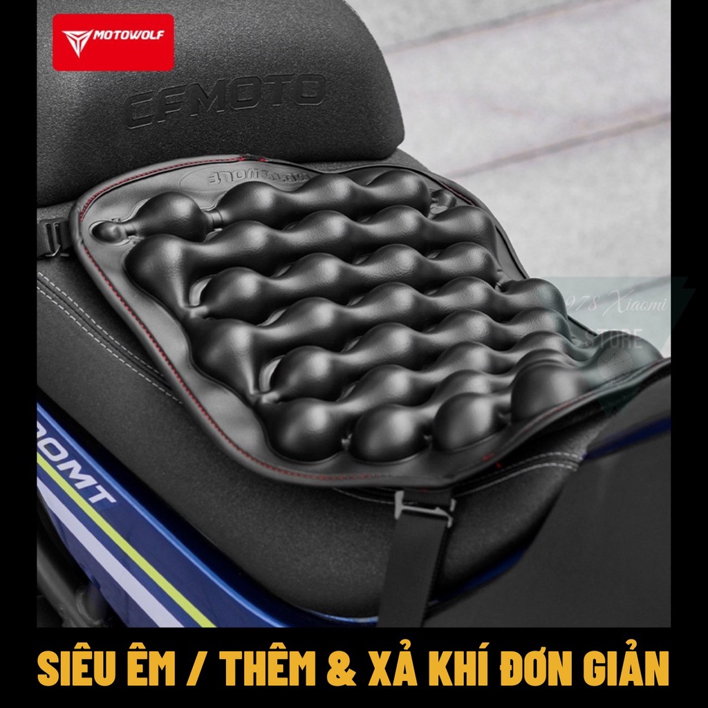 Đệm lót yên xe máy Motowolf - Đệm ngồi lót yên xe máy